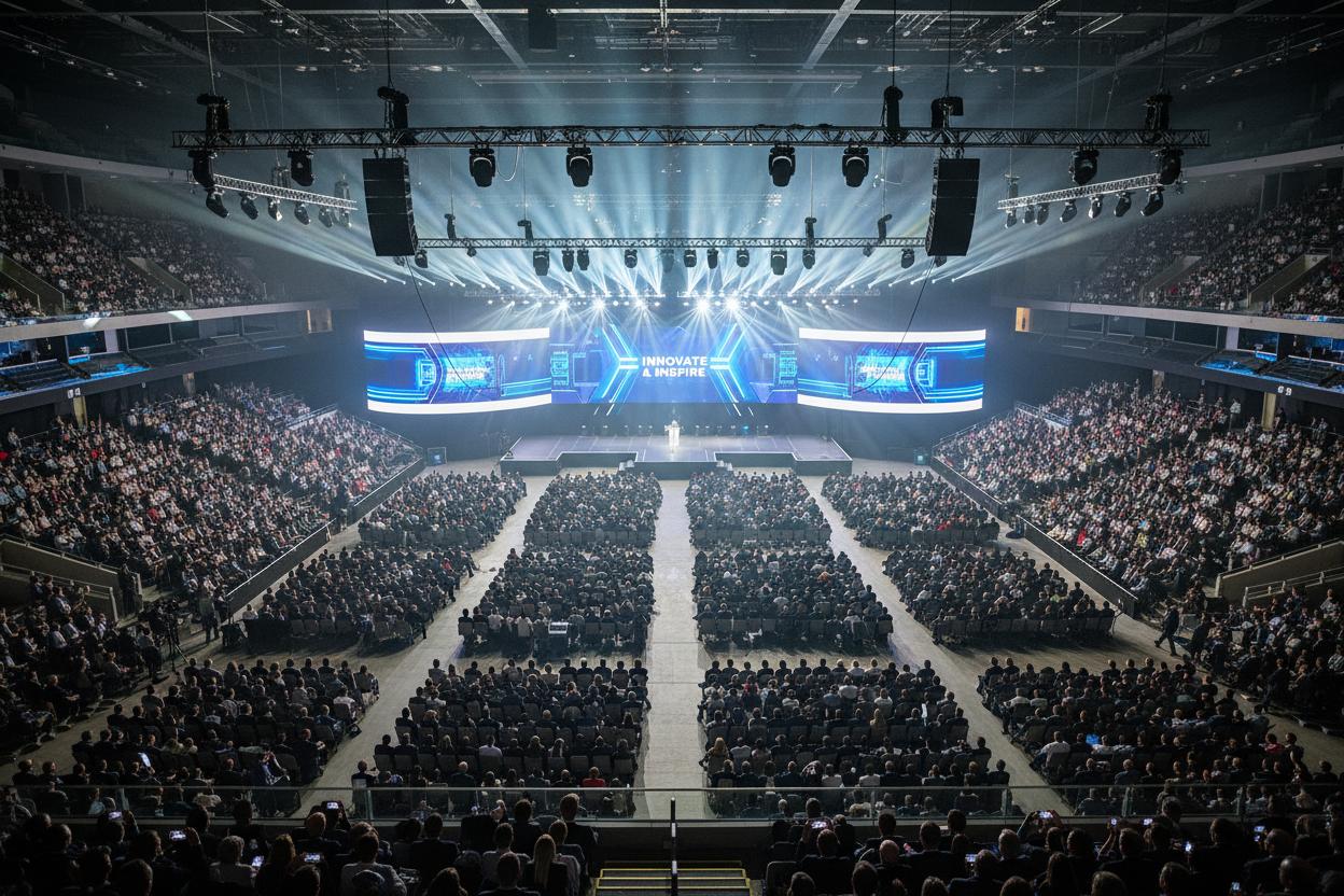 un congreso como los de herbalife de 15 mil personas